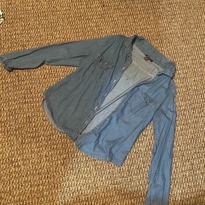 Light Jean Button down